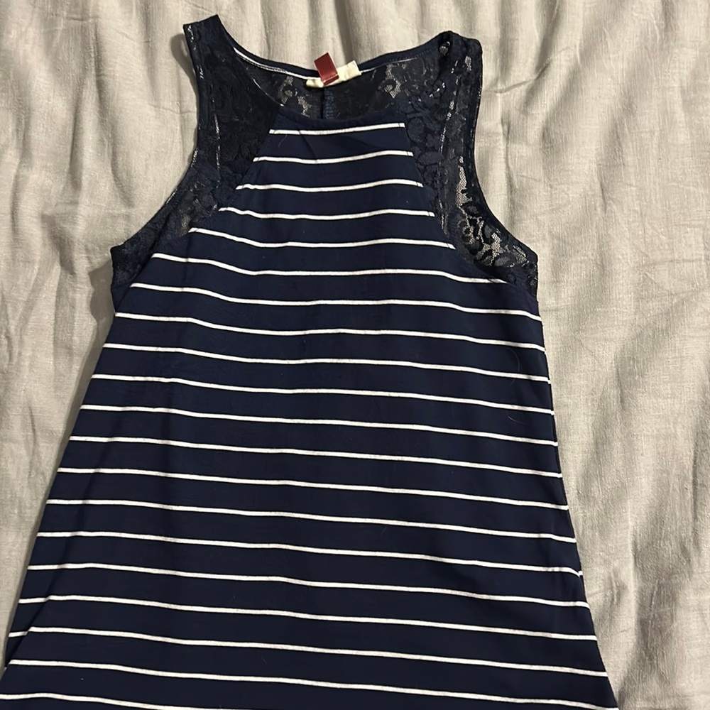 Navy Stripped Tank